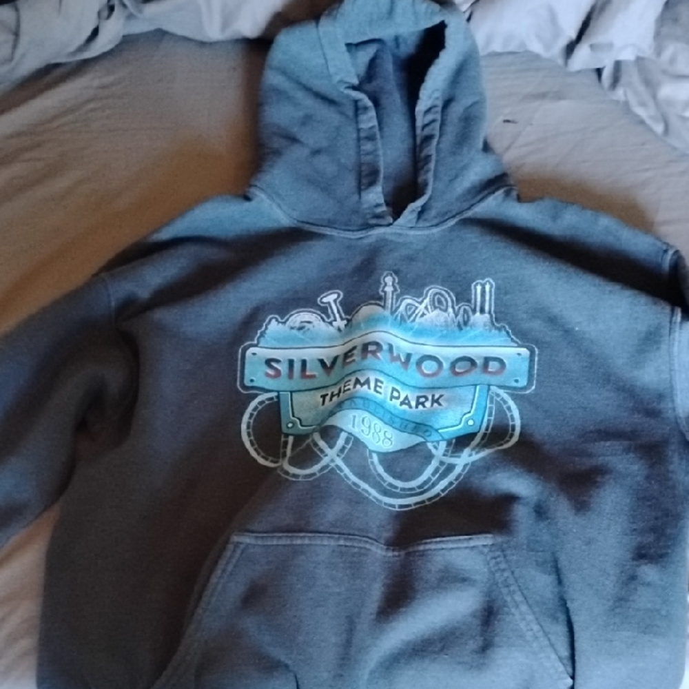 Gray Silverwood Theme Park Hoodie